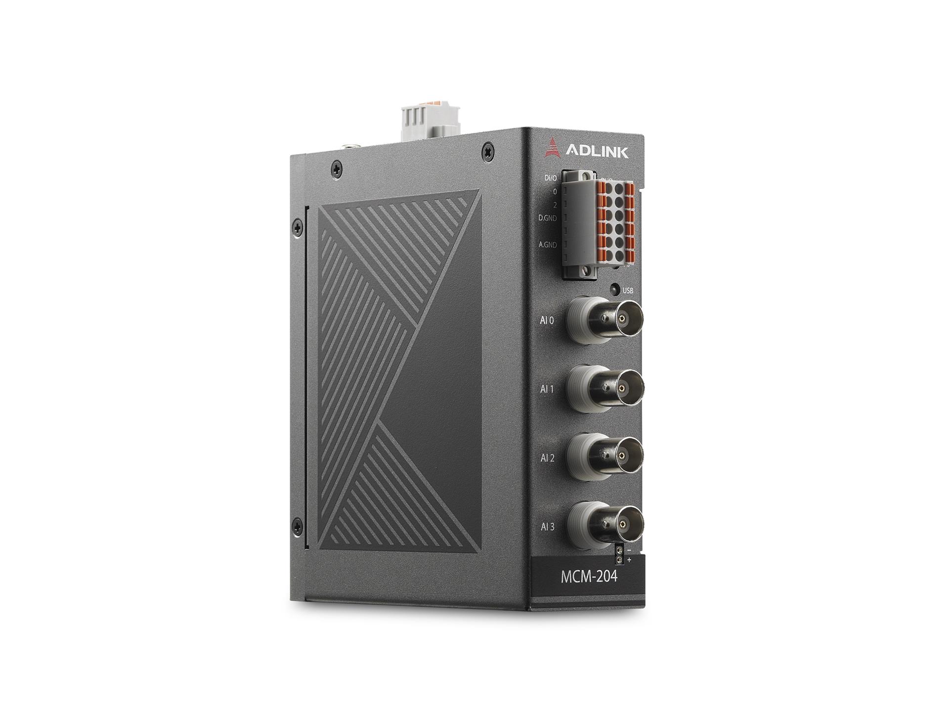 MCM-204<br />Standalone Ethernet DAQ with 4-ch AI, 24-bit, 128KS/s, 4-ch DI/O performance